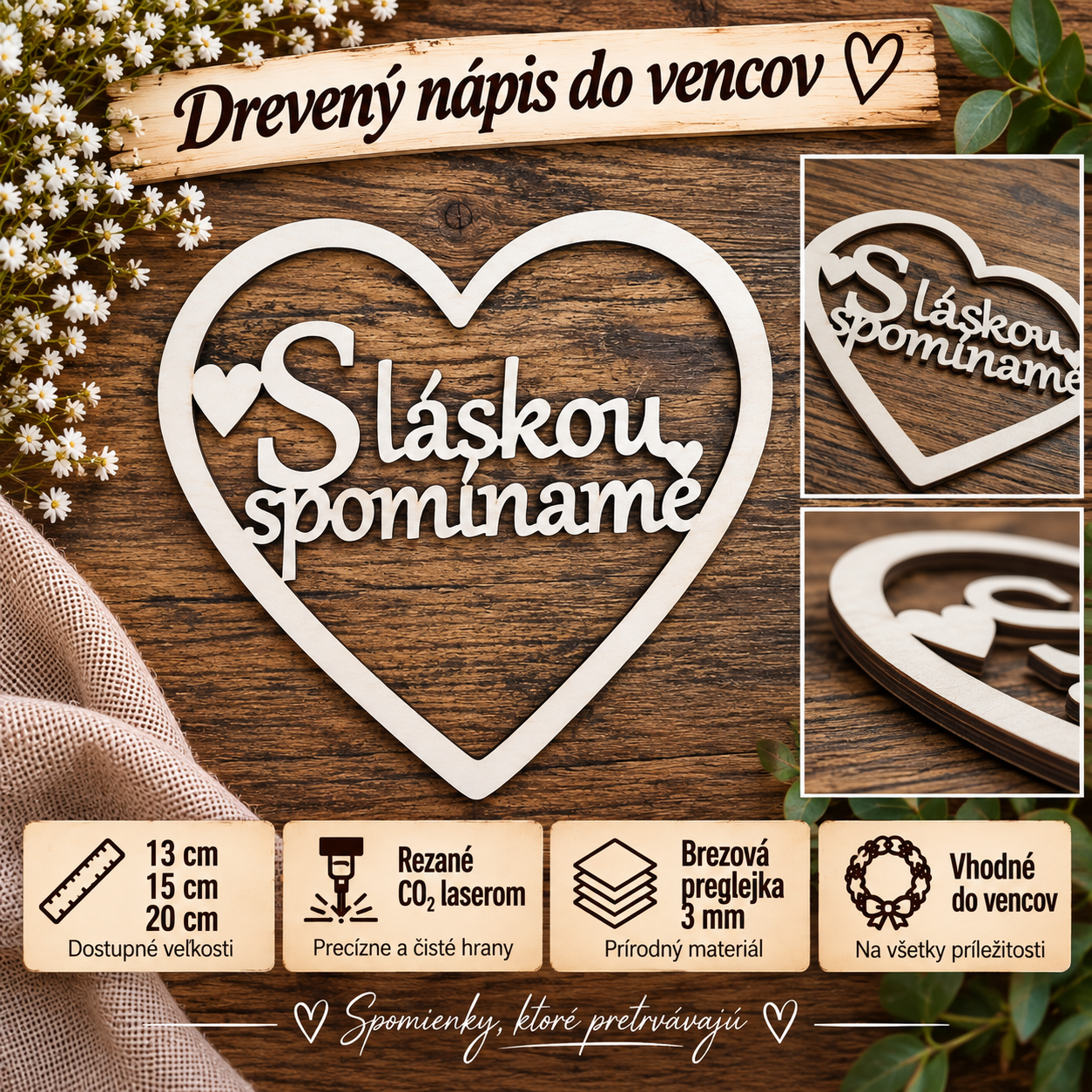 Srdiečko - S láskou spomíname