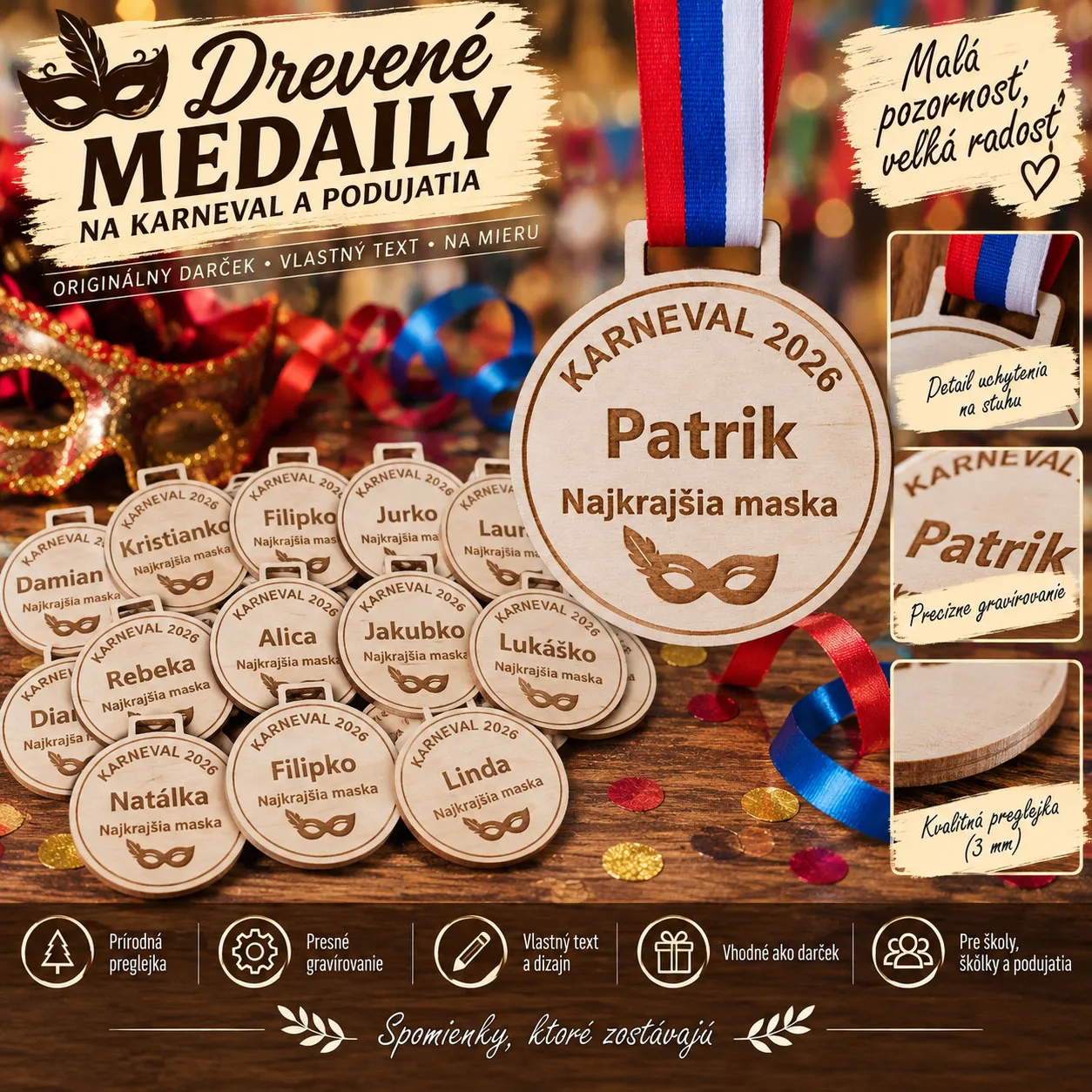 Medaila  na karneval