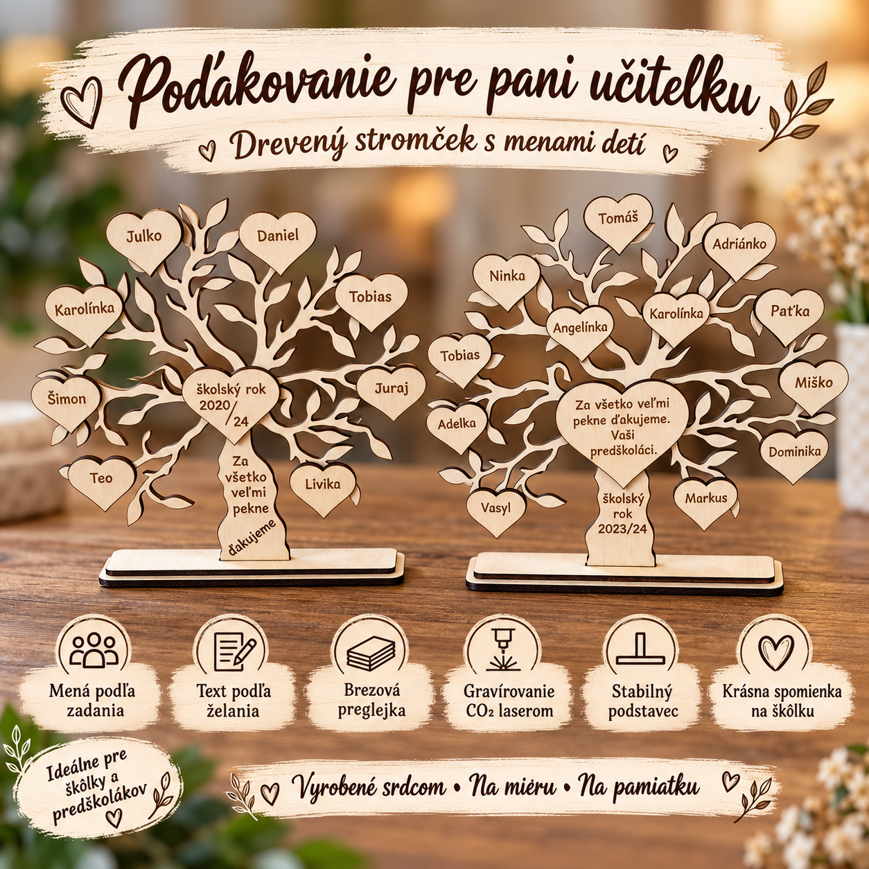 Stromček ako poďakovanie