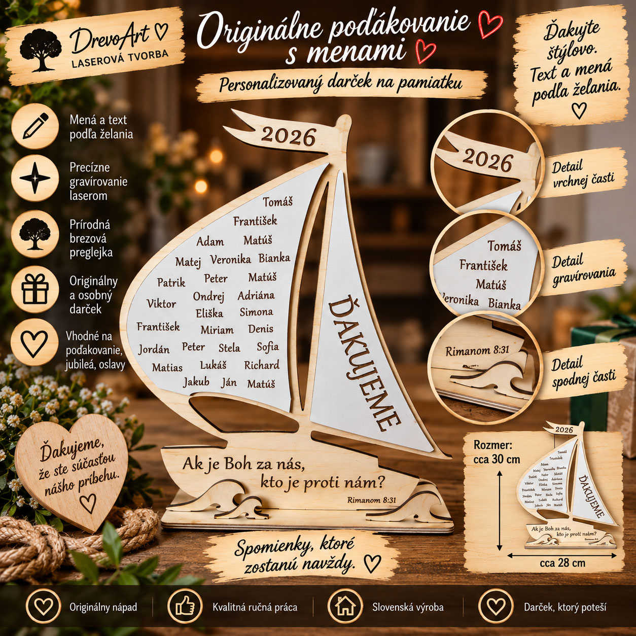⛵ Originálne poďakovanie 