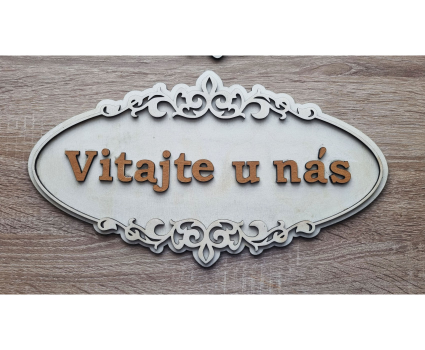 Vitajte u nás - tabuľka