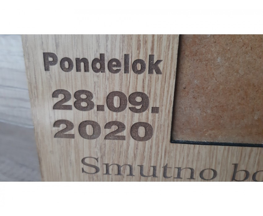 Krásny darček pre rodinu tabuľka č.2 