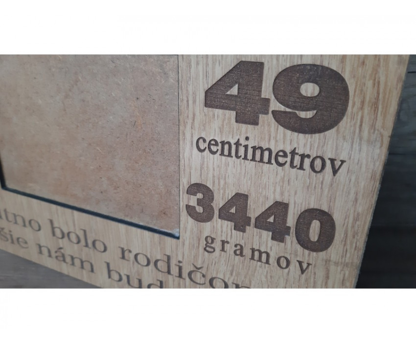 Krásny darček pre rodinu tabuľka č.2 