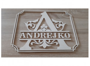 Menovka na dvere