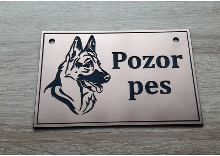 Tabuĺka - Pozor pes