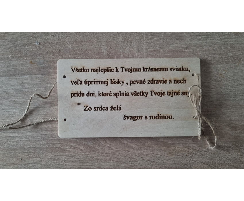   NIČ  - tabuľka na peniaze