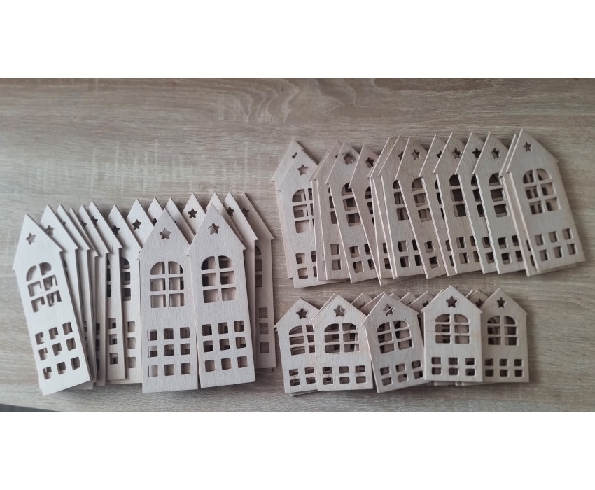 Domček 20x6, 15x6, 12x6cm