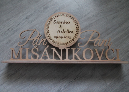 Svadobná doska na stôl Svadobná doska na stôl