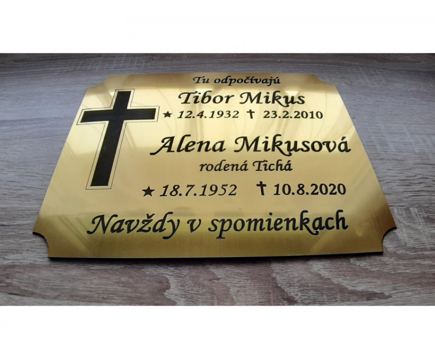 Tabuľka na hrob  